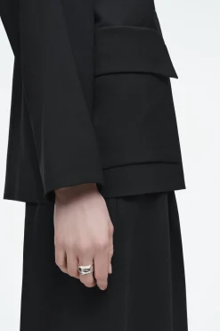 Damen COS Schmuck*ABGERUNDETE STAPELRINGE