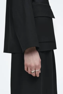 Damen COS Schmuck*ABGERUNDETE STAPELRINGE