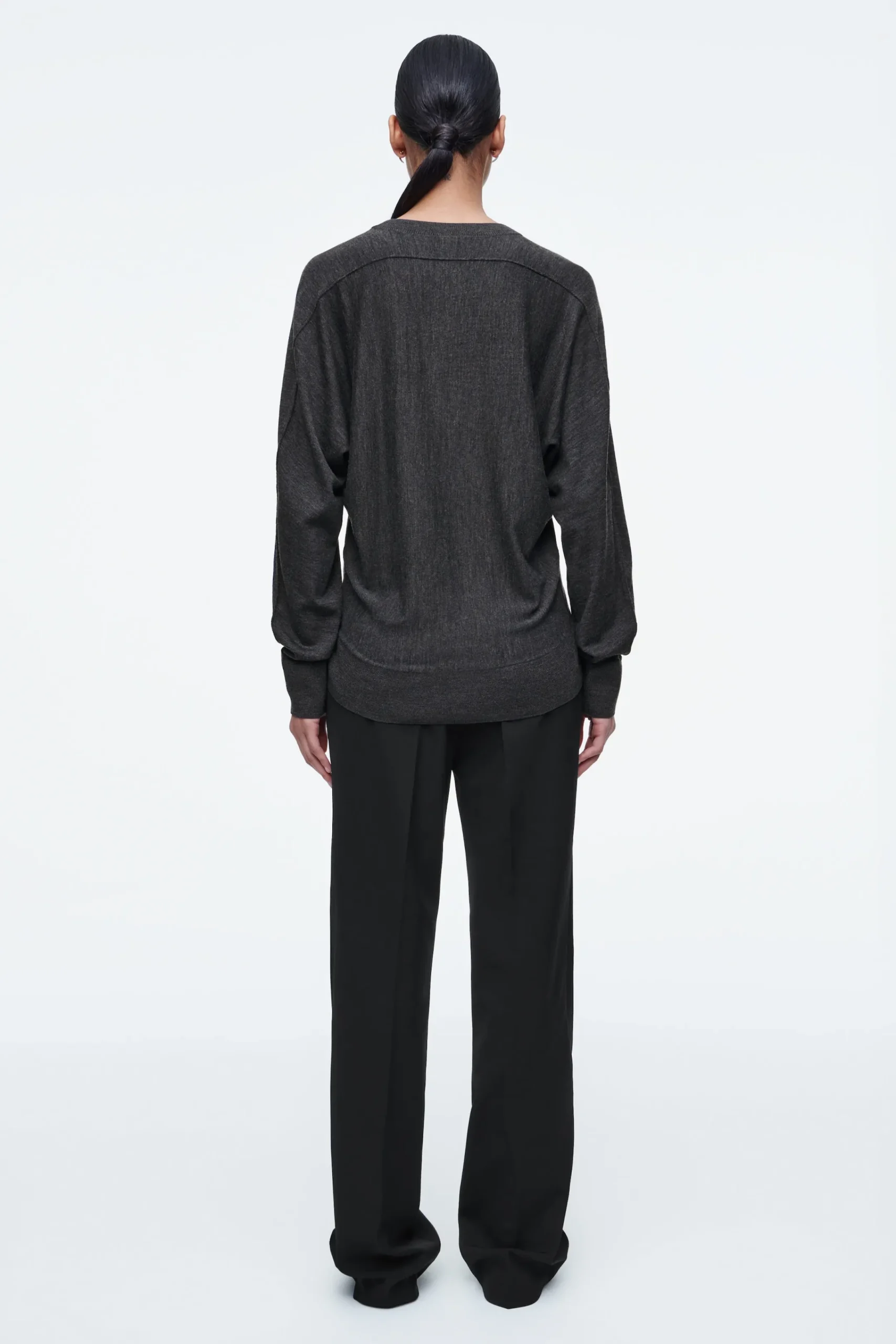 Damen COS Strickmode*ABGERUNDETER PULLOVER AUS MERINOWOLLE