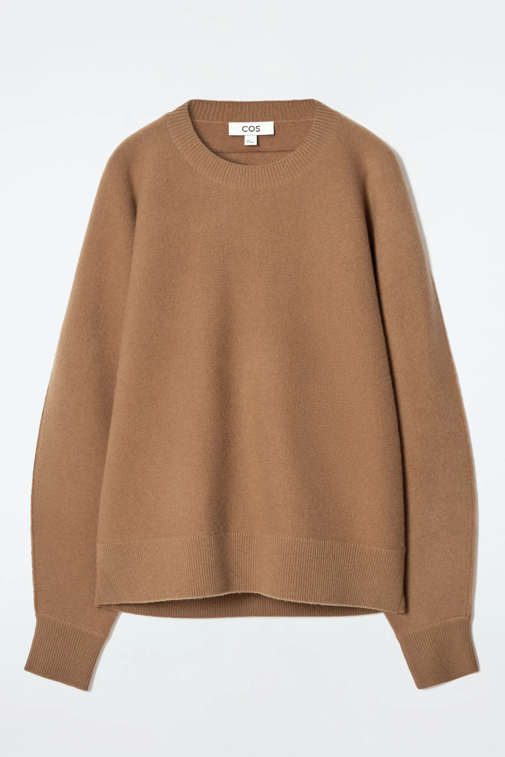 Damen COS Strickmode*ABGERUNDETER PULLOVER AUS DOUBLEFACE-WOLLE