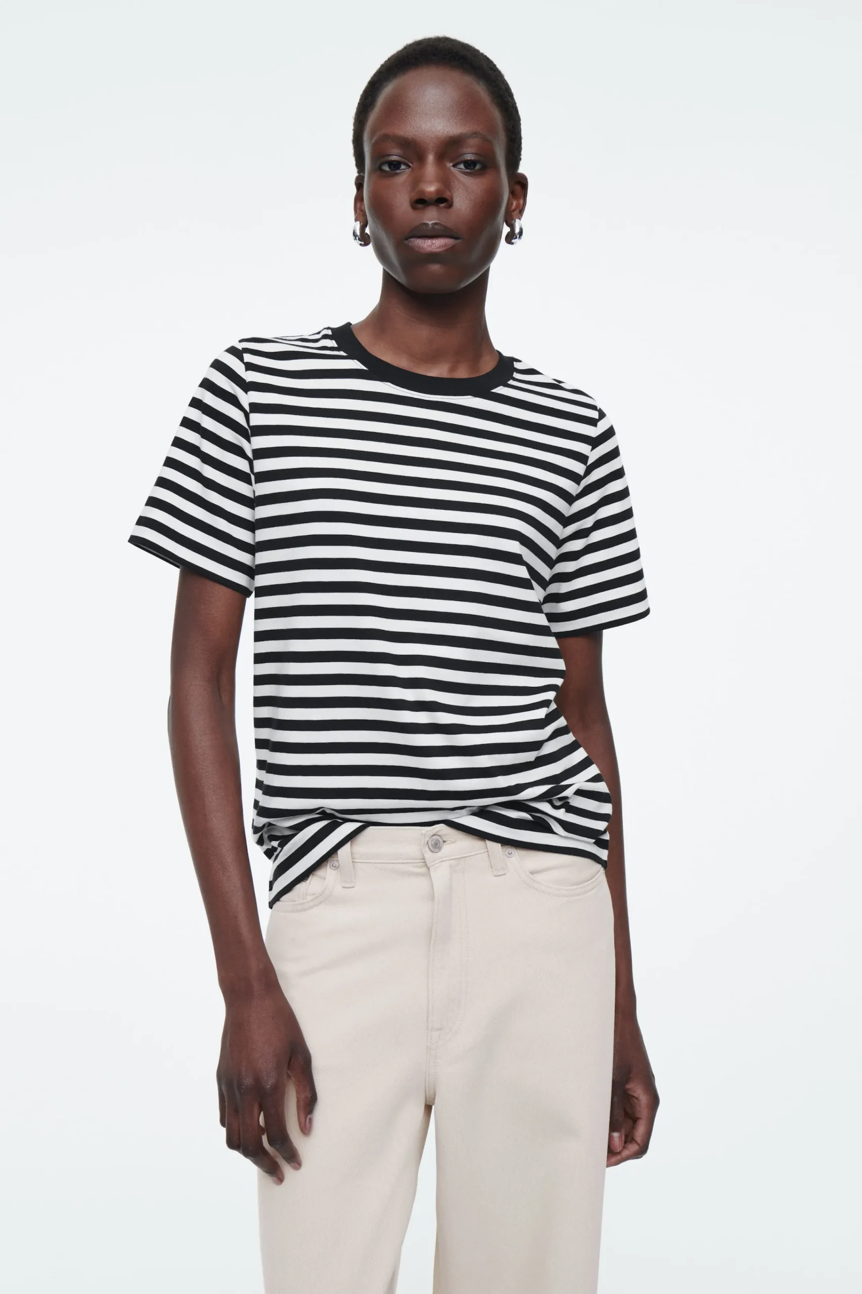 Damen COS T-Shirts | Oberteile*ALLTAGS-T-SHIRT MIT NORMALER PASSFORM
