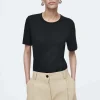 Damen COS T-Shirts | Oberteile*ALLTAGS-T-SHIRT MIT NORMALER PASSFORM