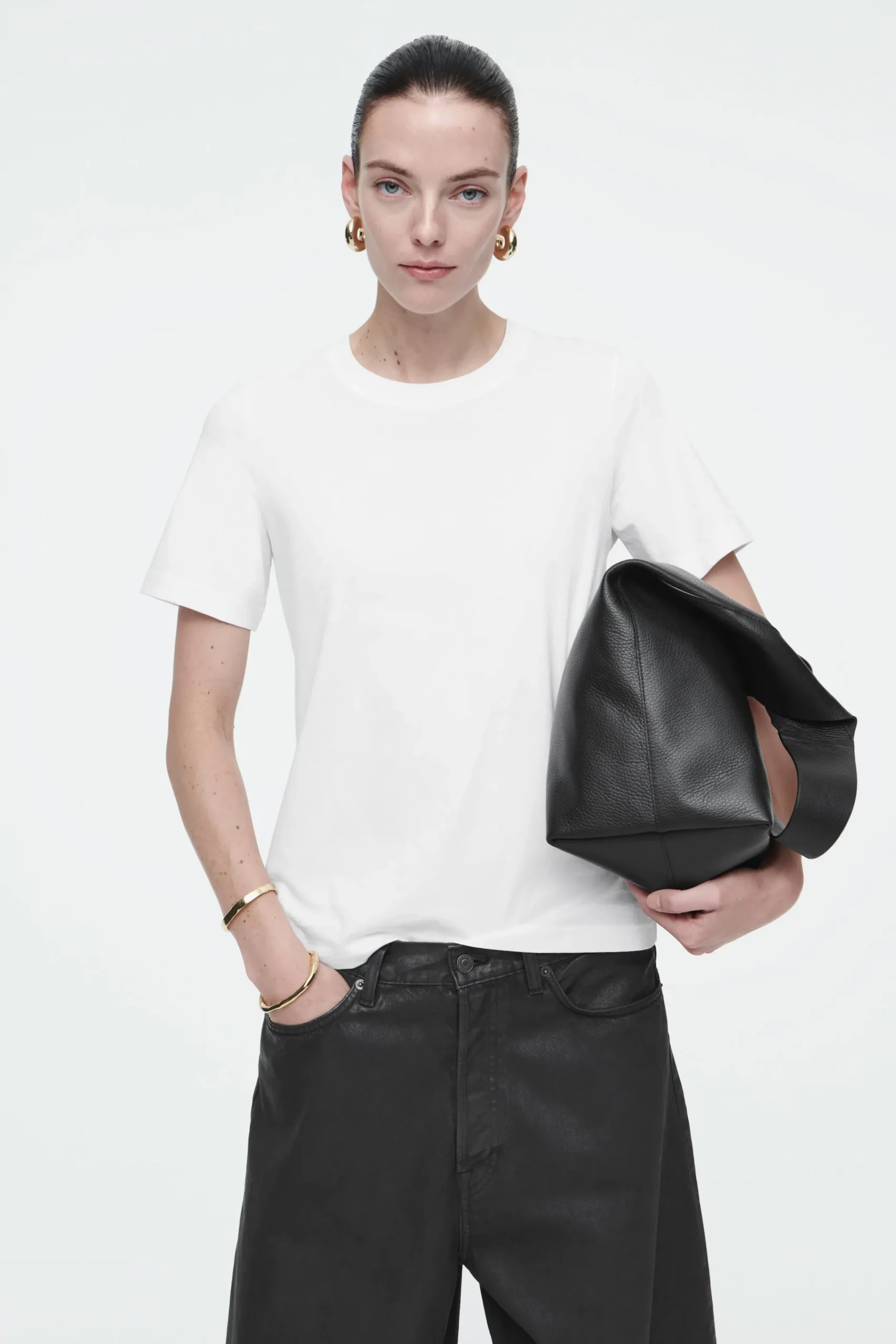 Damen COS T-Shirts | Oberteile*ALLTAGS-T-SHIRT MIT NORMALER PASSFORM