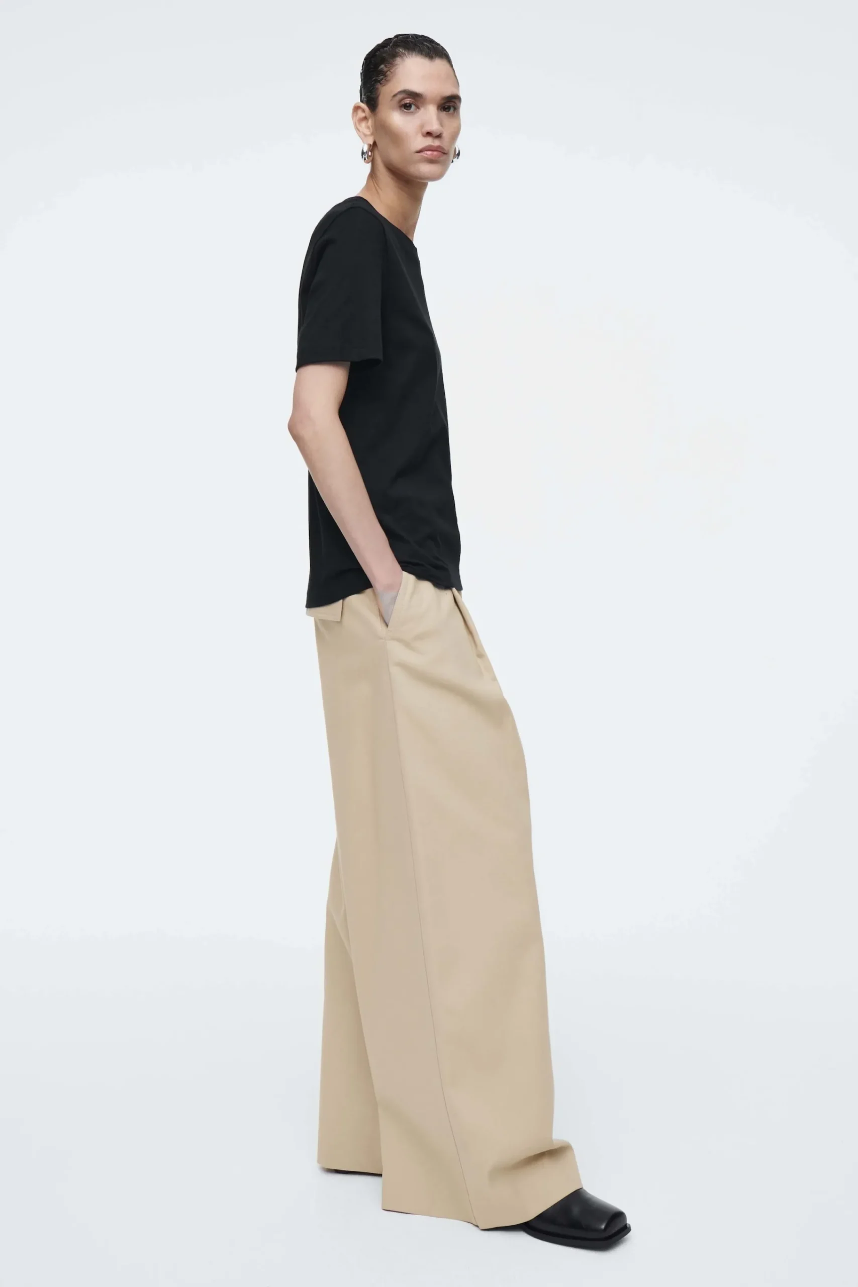 Damen COS T-Shirts | Oberteile*ALLTAGS-T-SHIRT MIT NORMALER PASSFORM