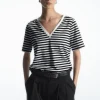 Damen COS T-Shirts | Oberteile*ALLTAGS-T-SHIRT MIT V-AUSSCHNITT
