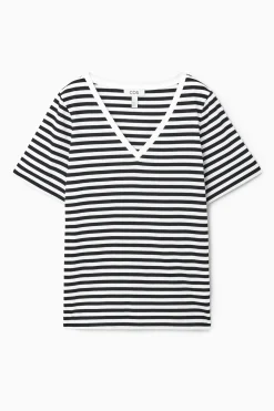 Damen COS T-Shirts | Oberteile*ALLTAGS-T-SHIRT MIT V-AUSSCHNITT