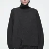 Damen COS Strickmode*ASYMMETRISCHER PULLOVER AUS MERINOWOLLE