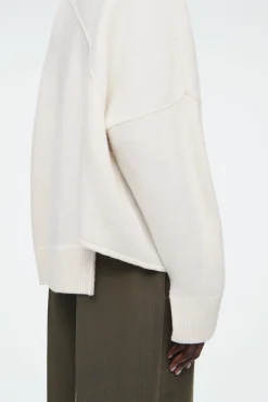 Damen COS Strickmode*ASYMMETRISCHER PULLOVER AUS MERINOWOLLE