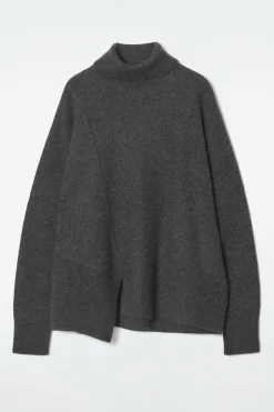 Damen COS Strickmode*ASYMMETRISCHER PULLOVER AUS MERINOWOLLE