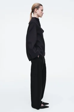 Damen COS Oberteile*ASYMMETRISCHES OBERTEIL AUS DOUBLEFACE-WOLLE