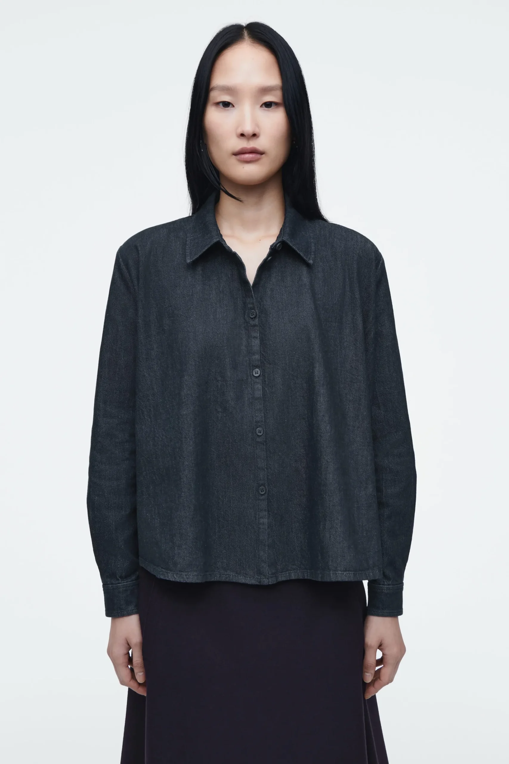 Damen COS Hemden & Blusen | Oberteile*AUSGESTELLTES JEANSHEMD MIT NORMALER PASSFORM