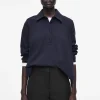 Damen COS Oberteile*AUSGESTELLTES POLOSHIRT AUS BAUMWOLLJERSEY