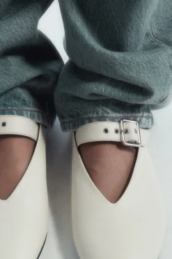 Damen COS Accessoires Aus Leder | Schuhe*BALLERINAS MIT SCHNALLE