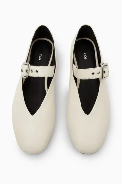 Damen COS Accessoires Aus Leder | Schuhe*BALLERINAS MIT SCHNALLE