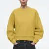 Damen COS Oberteile*BAUMWOLLJERSEY-SWEATSHIRT MIT KOKONSILHOUETTE