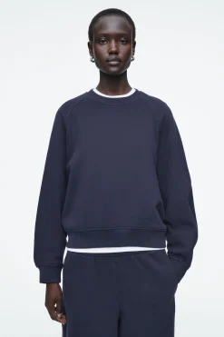 Damen COS Oberteile*BAUMWOLLJERSEY-SWEATSHIRT MIT KOKONSILHOUETTE