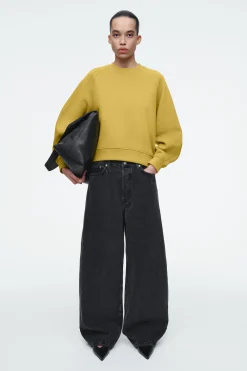 Damen COS Oberteile*BAUMWOLLJERSEY-SWEATSHIRT MIT KOKONSILHOUETTE