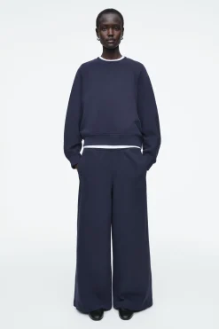 Damen COS Oberteile*BAUMWOLLJERSEY-SWEATSHIRT MIT KOKONSILHOUETTE