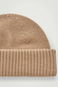 Herren COS Mützen, Schals & Handschuhe*BEANIE AUS STRUKTURIERTER WOLLE