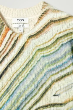 Herren COS Pullover | Strickmode*BEDRUCKTER PULLOVER AUS ALPAKA-MIX