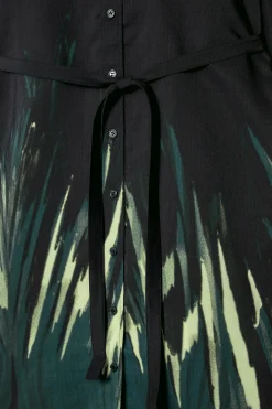 Damen COS Kleider*BEDRUCKTES HEMDKLEID MIT GÜRTEL