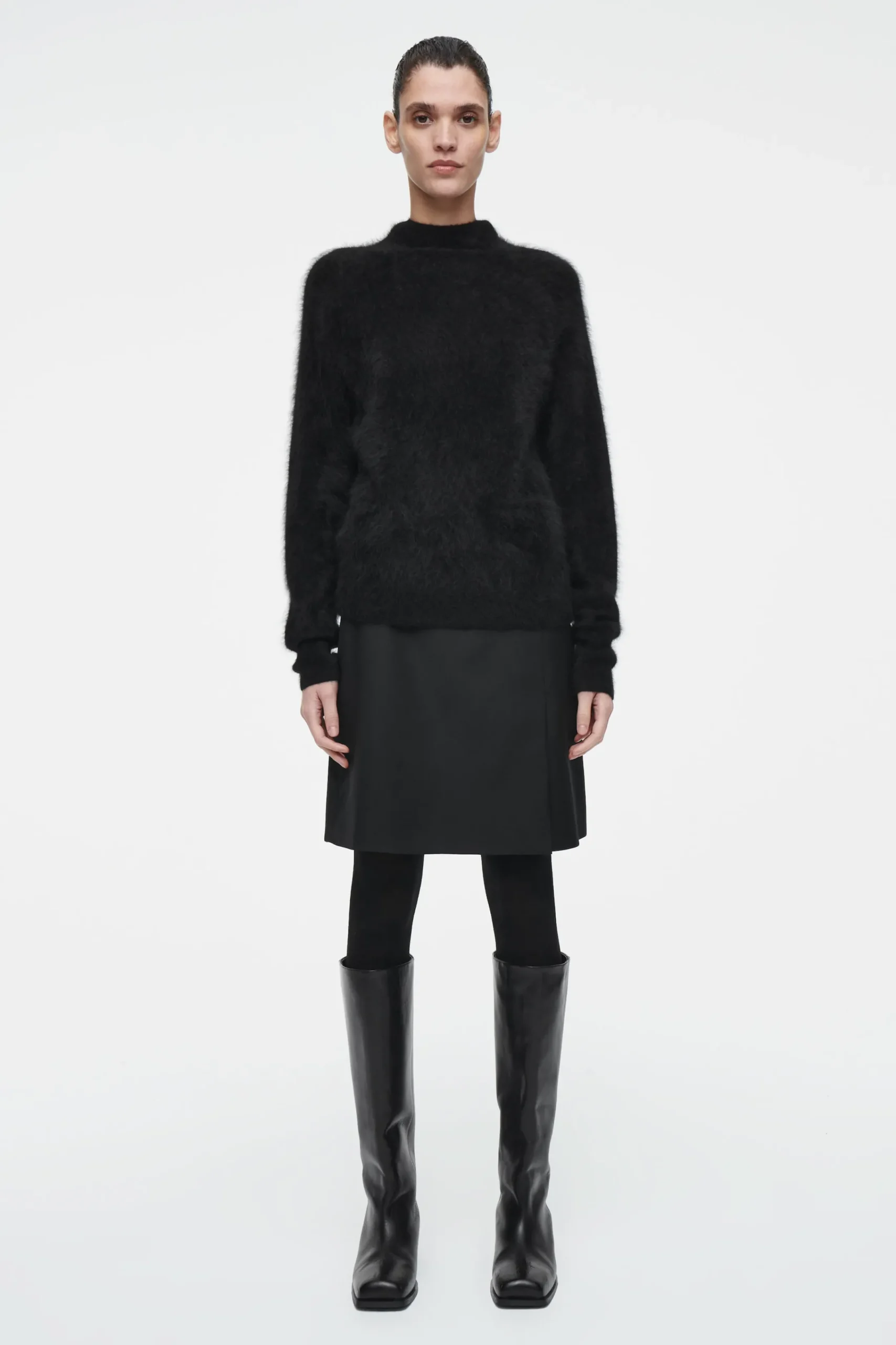Damen COS Socken*BLICKDICHTE STRUMPFHOSE AUS WOLL-MIX