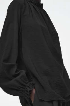 Damen COS Hemden & Blusen | Oberteile*BLUSE MIT STEHKRAGEN UND RAFFUNGEN