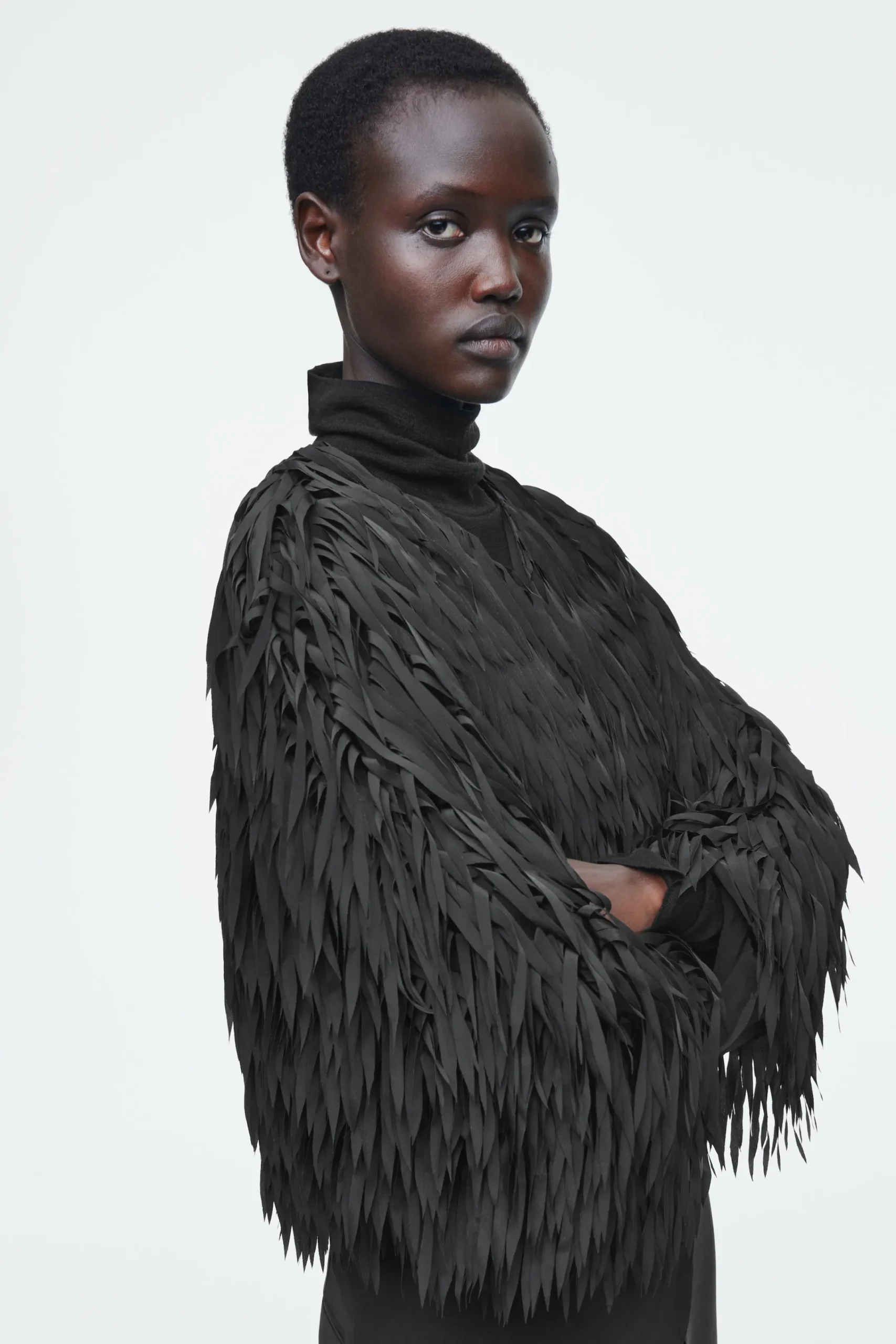 Damen COS Mäntel & Jacken*BOLEROJACKE MIT FRANSEN