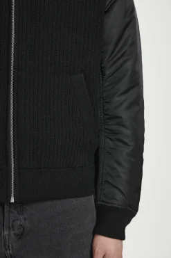 Herren COS Strickmode | Mäntel & Jacken*BOMBERJACKE AUS MERINOWOLLE UND NYLON