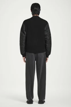 Herren COS Strickmode | Mäntel & Jacken*BOMBERJACKE AUS MERINOWOLLE UND NYLON