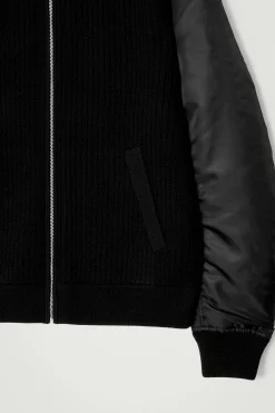 Herren COS Strickmode | Mäntel & Jacken*BOMBERJACKE AUS MERINOWOLLE UND NYLON
