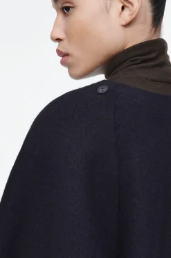 Damen COS Hybridmodelle | Mäntel & Jacken*CAPE AUS WOLLE MIT SCHALDETAIL