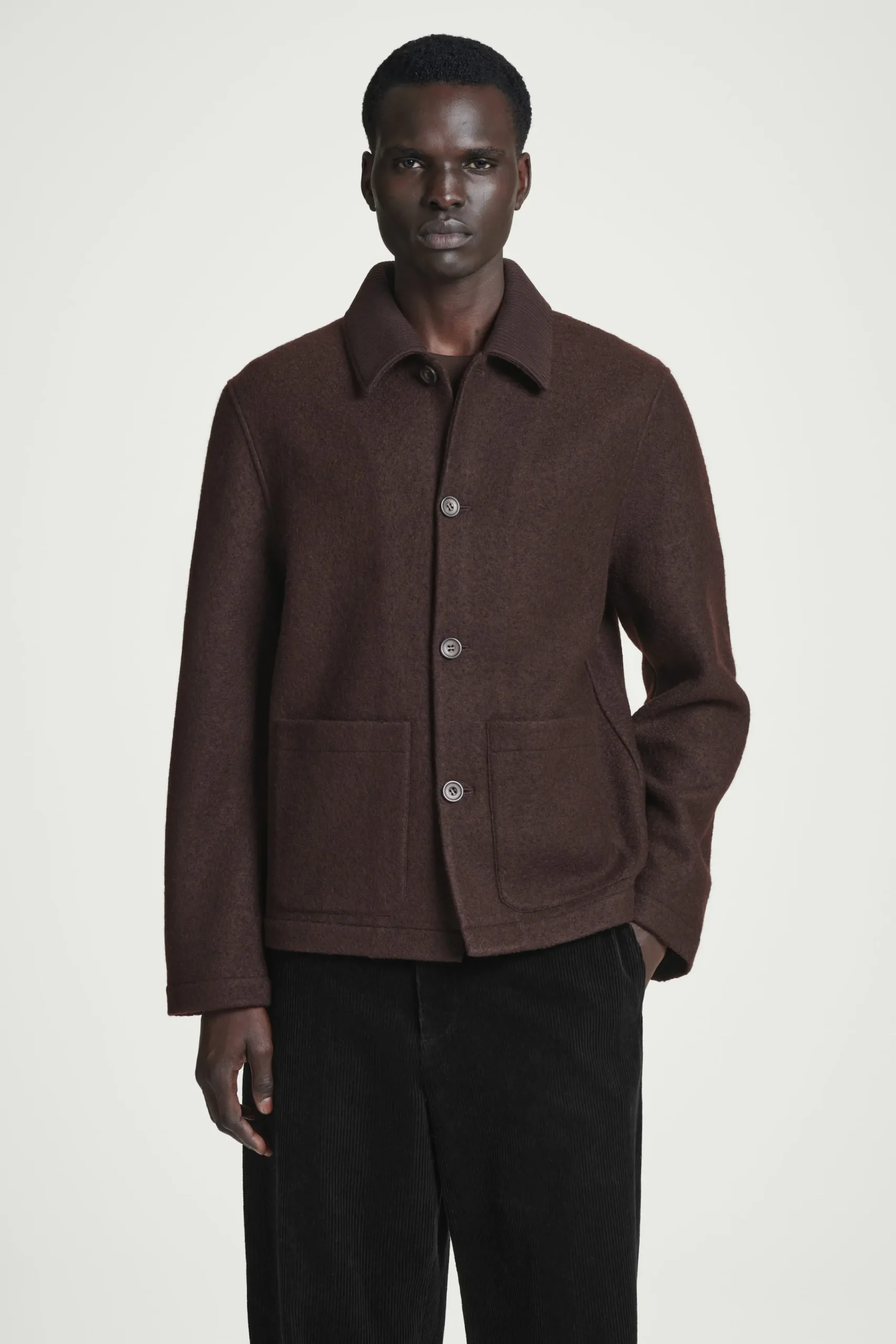 Herren COS Mäntel & Jacken*CHORE JACKET AUS GEKOCHTER WOLLE