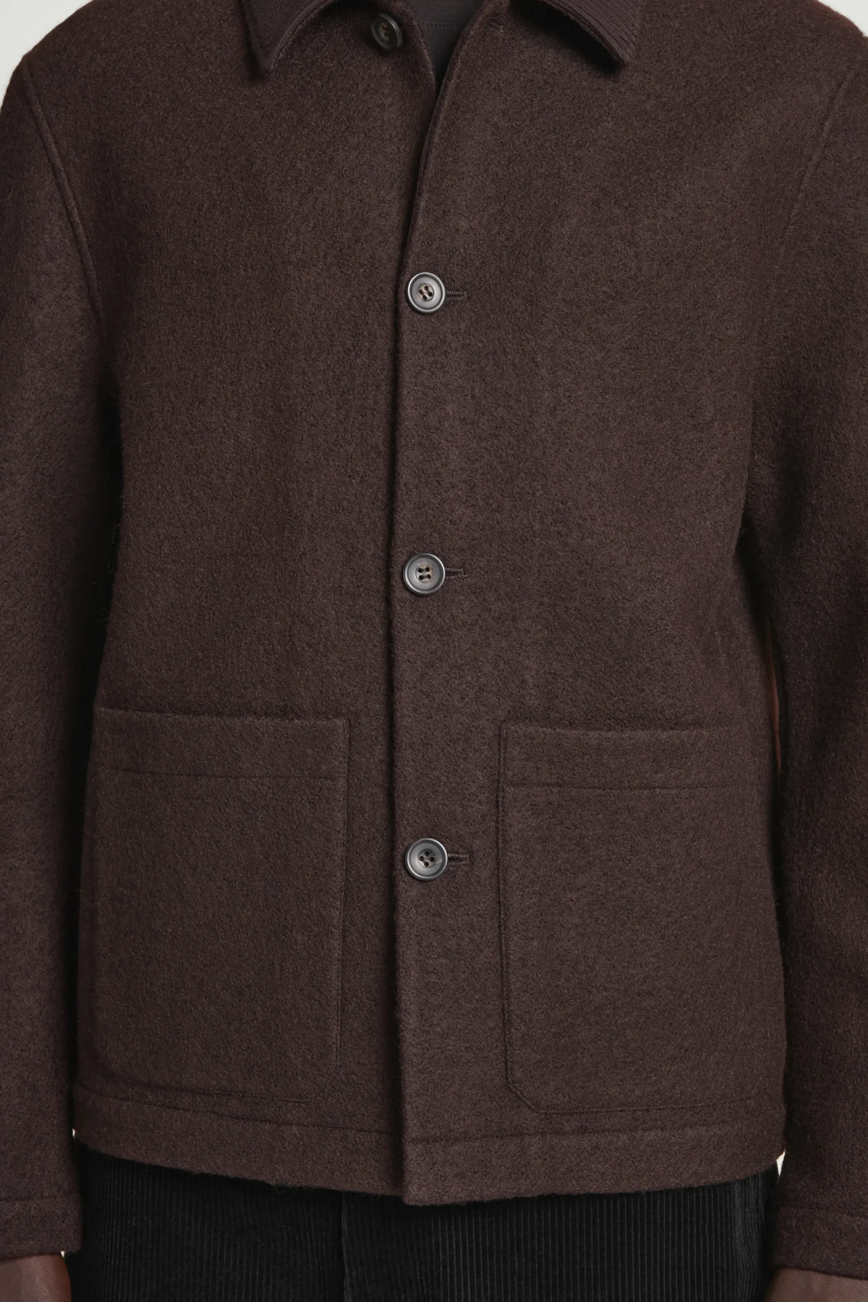 Herren COS Mäntel & Jacken*CHORE JACKET AUS GEKOCHTER WOLLE