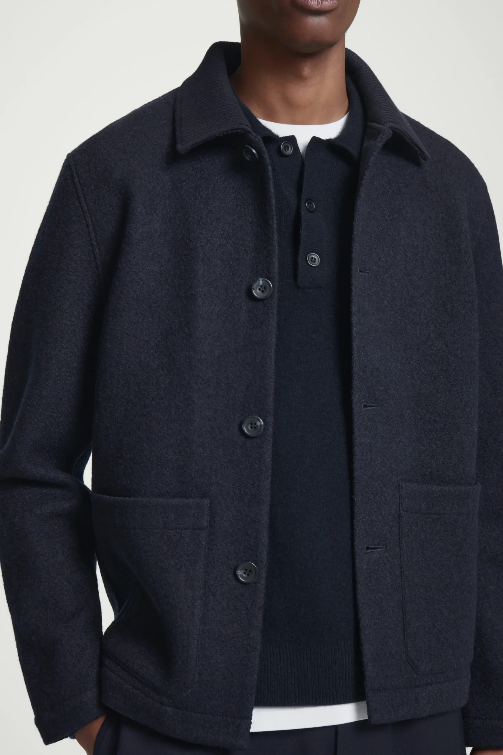 Herren COS Mäntel & Jacken*CHORE JACKET AUS GEKOCHTER WOLLE