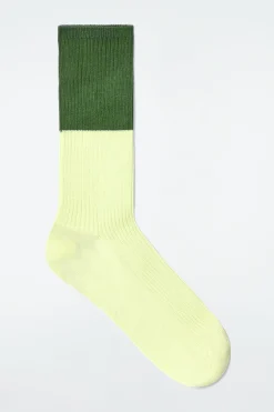 Damen COS Socken*COLOUR-BLOCK-SOCKEN AUS BAUMWOLLE