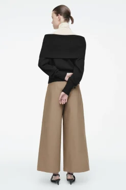 Damen COS Hosen*CULOTTES AUS BAUMWOLLE MIT BESONDERS WEITEM BEIN