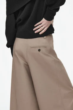 Damen COS Hosen*CULOTTES AUS BAUMWOLLE MIT BESONDERS WEITEM BEIN