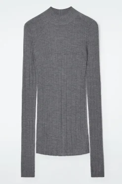 Damen COS Oberteile | Strickmode*DAS GERIPPTE OBERTEIL AUS MERINOWOLLE