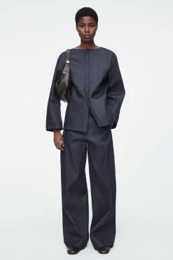 Damen COS Hemden & Blusen | Oberteile*DAS HEMD AUS RAW DENIM MIT GERADEM AUSSCHNITT