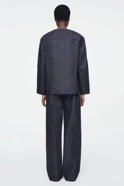 Damen COS Hemden & Blusen | Oberteile*DAS HEMD AUS RAW DENIM MIT GERADEM AUSSCHNITT