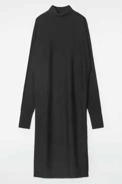 Damen COS Kleider | Strickmode*DAS KLEID AUS MERINOWOLLE MIT STEHKRAGEN