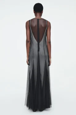 Damen COS Kleider*DAS MAXIKLEID AUS TÜLL