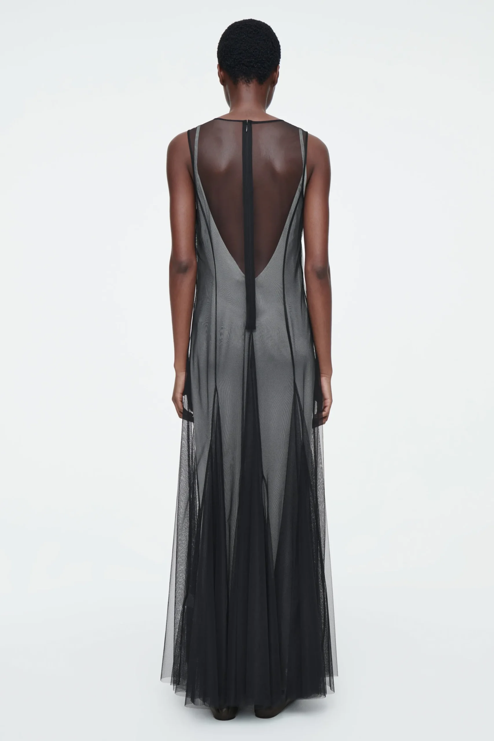 Damen COS Kleider*DAS MAXIKLEID AUS TÜLL