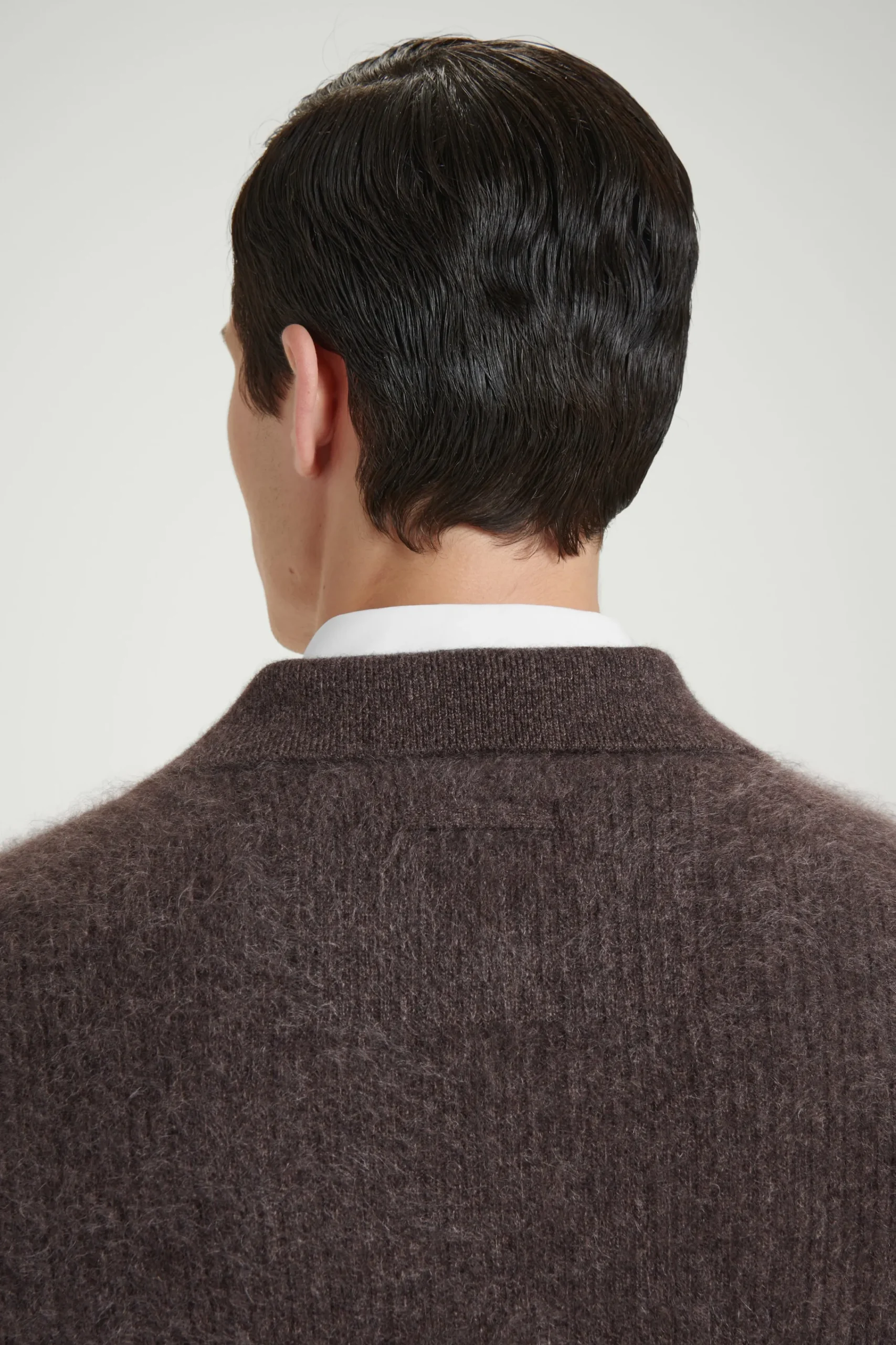 Herren COS Poloshirts | Pullover*DAS POLOSHIRT AUS GEBÜRSTETEM KASCHMIR