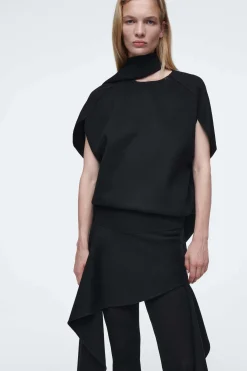 Damen COS Röcke*DER ASYMMETRISCHE ROCK AUS DOUBLEFACE-MATERIAL