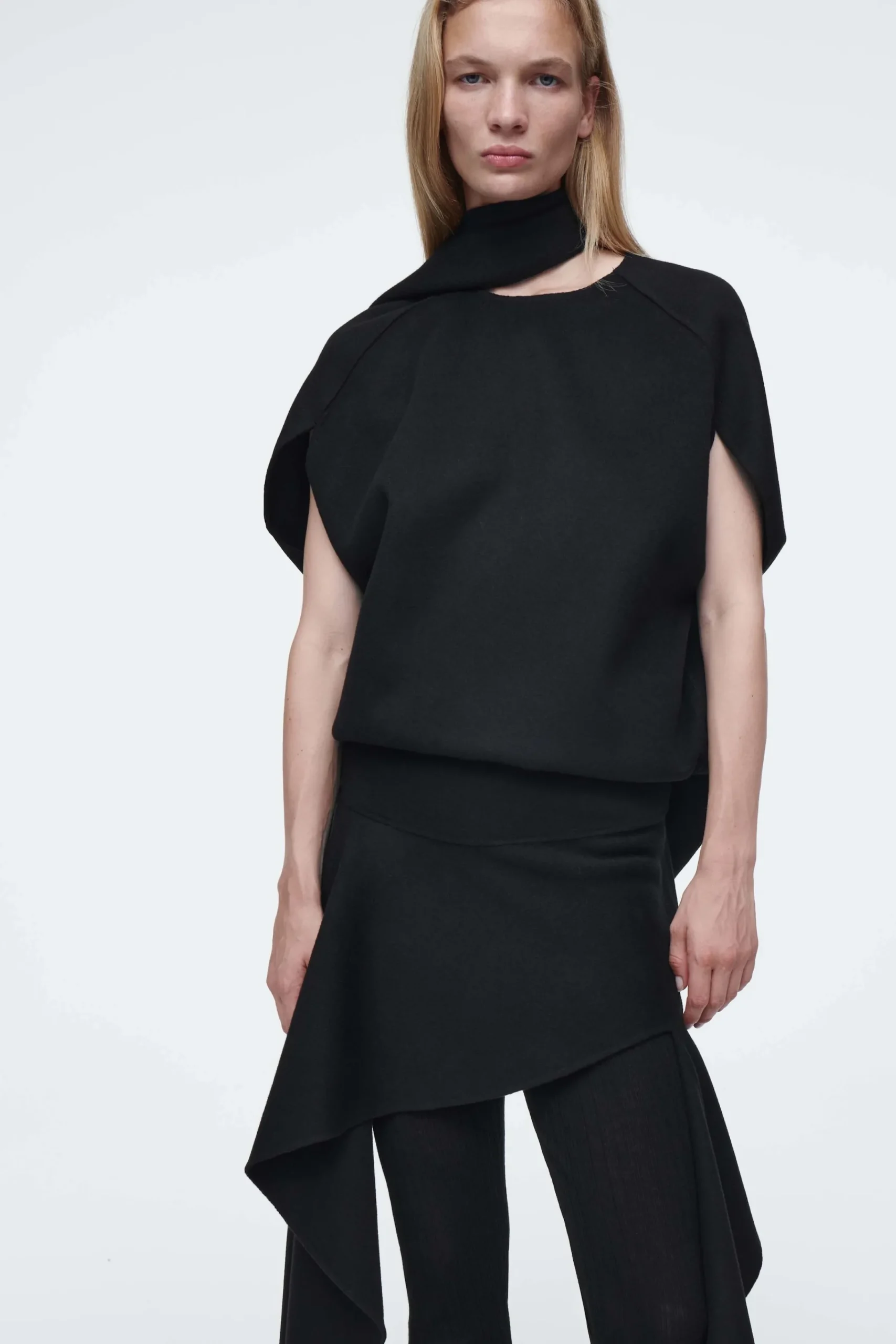 Damen COS Röcke*DER ASYMMETRISCHE ROCK AUS DOUBLEFACE-MATERIAL