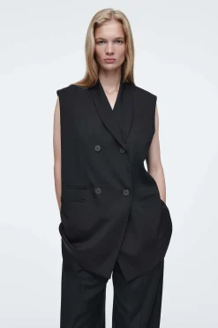 Damen COS Mäntel & Jacken*DER LANGE ÄRMELLOSE BLAZER