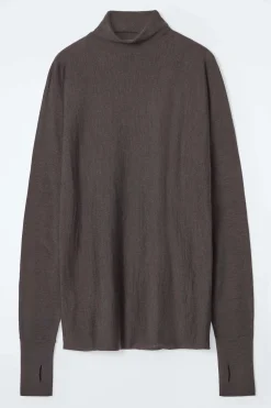 Damen COS Oberteile | Strickmode*DER MERINOWOLLPULLOVER MIT STEHKRAGEN