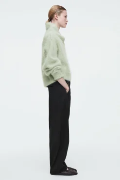 Damen COS Kaschmir | Strickmode*DER PULLOVER AUS GEBÜRSTETEM KASCHMIR